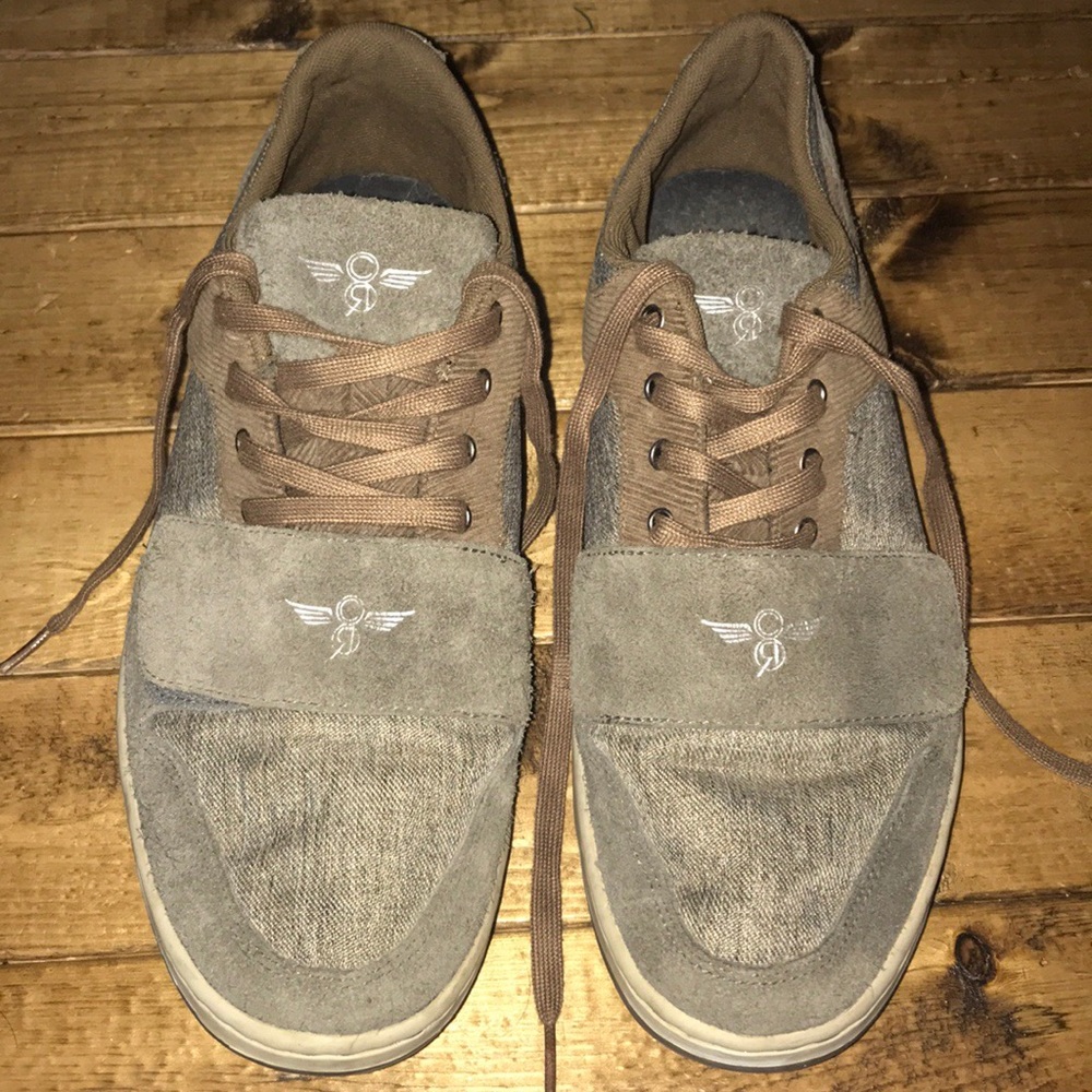 Creative Recreation Brown &Gray Tie Velcro Sneaker